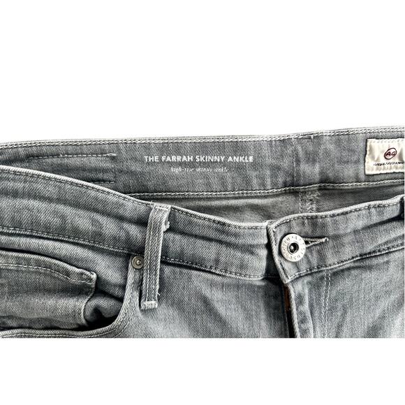Adriano Goldschmied The Farrah Skinny Ankle Jean Dark Grey Wash Size 31R - Picture 4 of 10